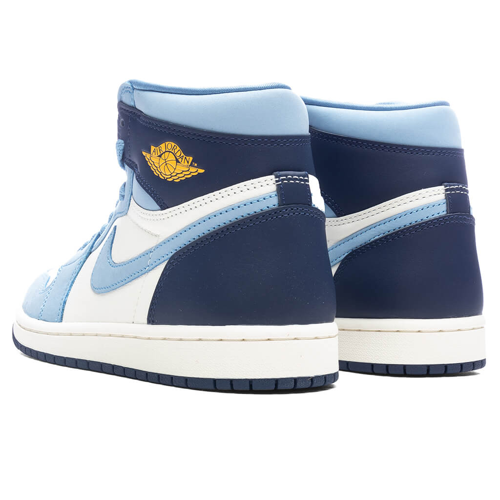 Women's Air Jordan 1 Retro High OG 'First in Flight' - University Blue/University Gold/Sail - Image 3