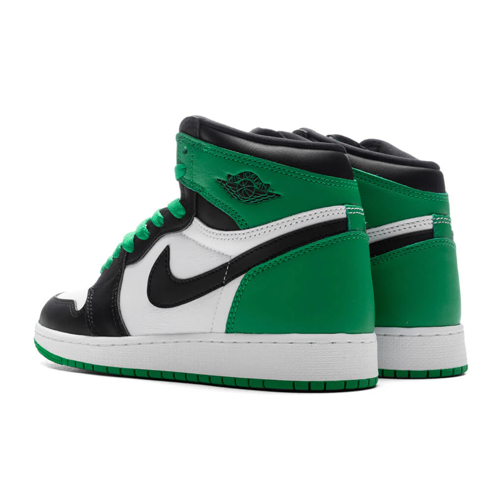 Air Jordan 1 Retro High OG (GS) - Black/Lucky Green/White - Image 3