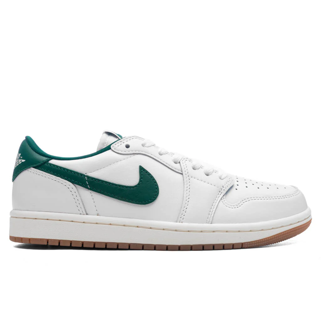 Women's Air Jordan 1 Retro Low OG - White/Oxidized Green/Sail