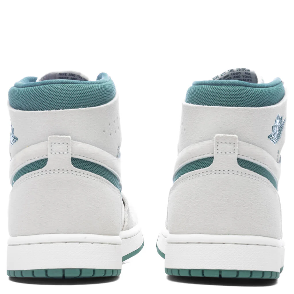 Air Jordan 1 Zoom CMFT 2 - Summit White/Biocoastal/Oxidized Green - Image 4