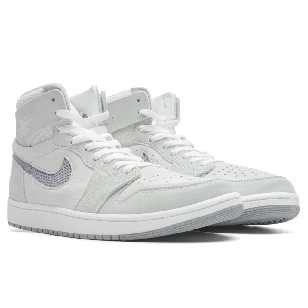 Air Jordan 1 Zoom CMFT 2 - Summit White/Particle Grey/Light Silver - Image 2