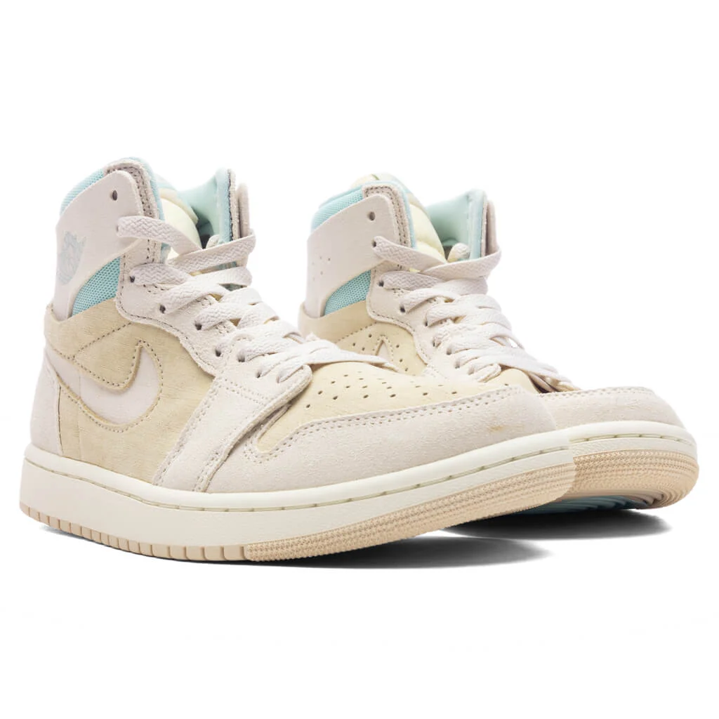 Women's Air Jordan 1 Zoom CMFT 2 - Coconut Milk/Legend Light Brown/Light Dew - Image 2