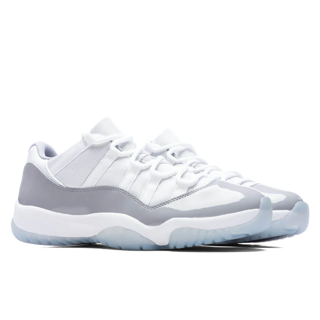 Air Jordan 11 Retro Low Cement Grey - White/University Blue/Cement Grey - Image 2