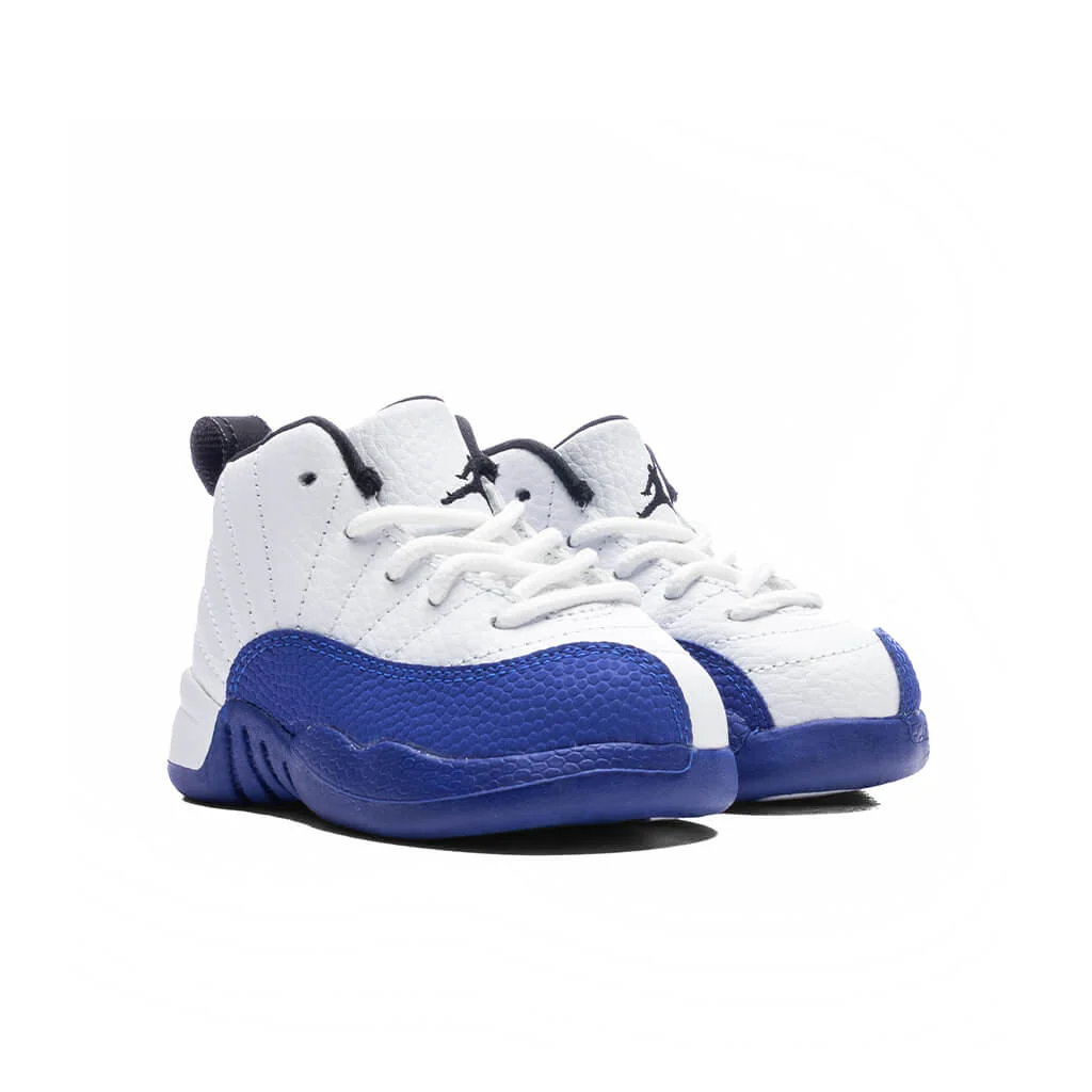 Air Jordan 12 Retro (PS) 'Blueberry' - White/Black/Game Royal - Image 2