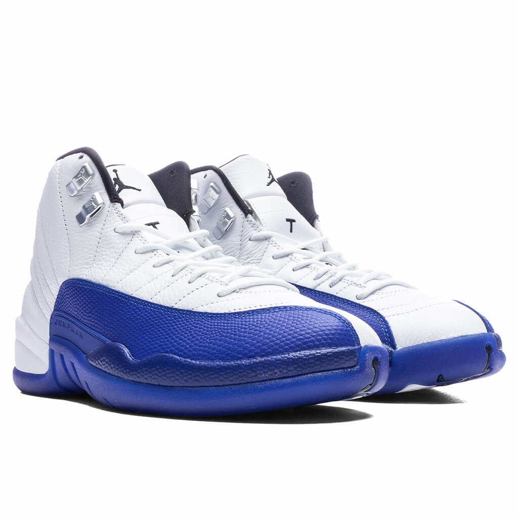 Air Jordan 12 Retro 'Blueberry' - White/Black/Game Royal - Image 2