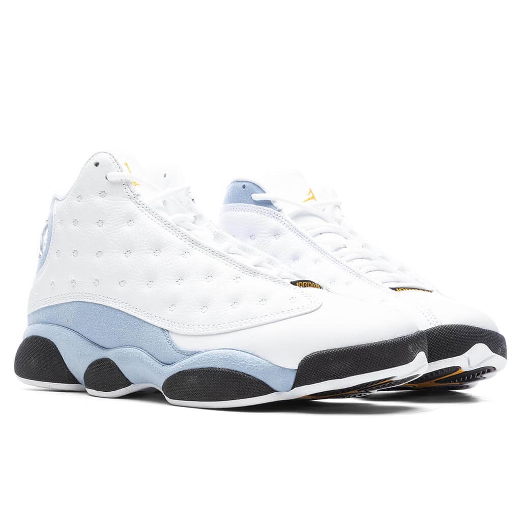 Air Jordan 13 Retro - White/Yellow Ochre/Blue Grey - Image 2