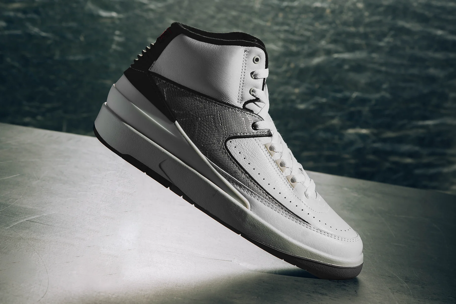 Air Jordan 2 Retro 'Python' - White/Fire Red/Cement Grey - Image 5