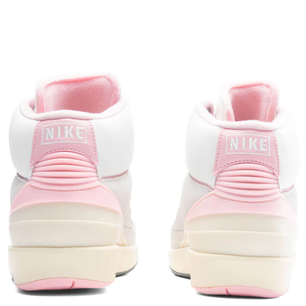 Women's Air Jordan 2 Retro 'Soft Pink' - Summit White/Gym Red/Medium Soft Pink - Image 4