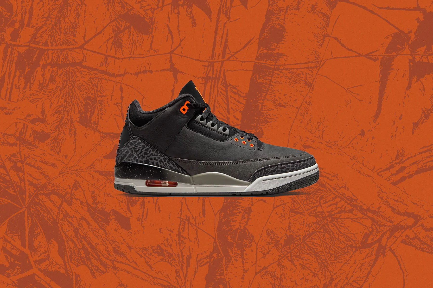 Air Jordan 3 Retro 'Fear' - Night Stadium/Total Orange/Black - Image 5
