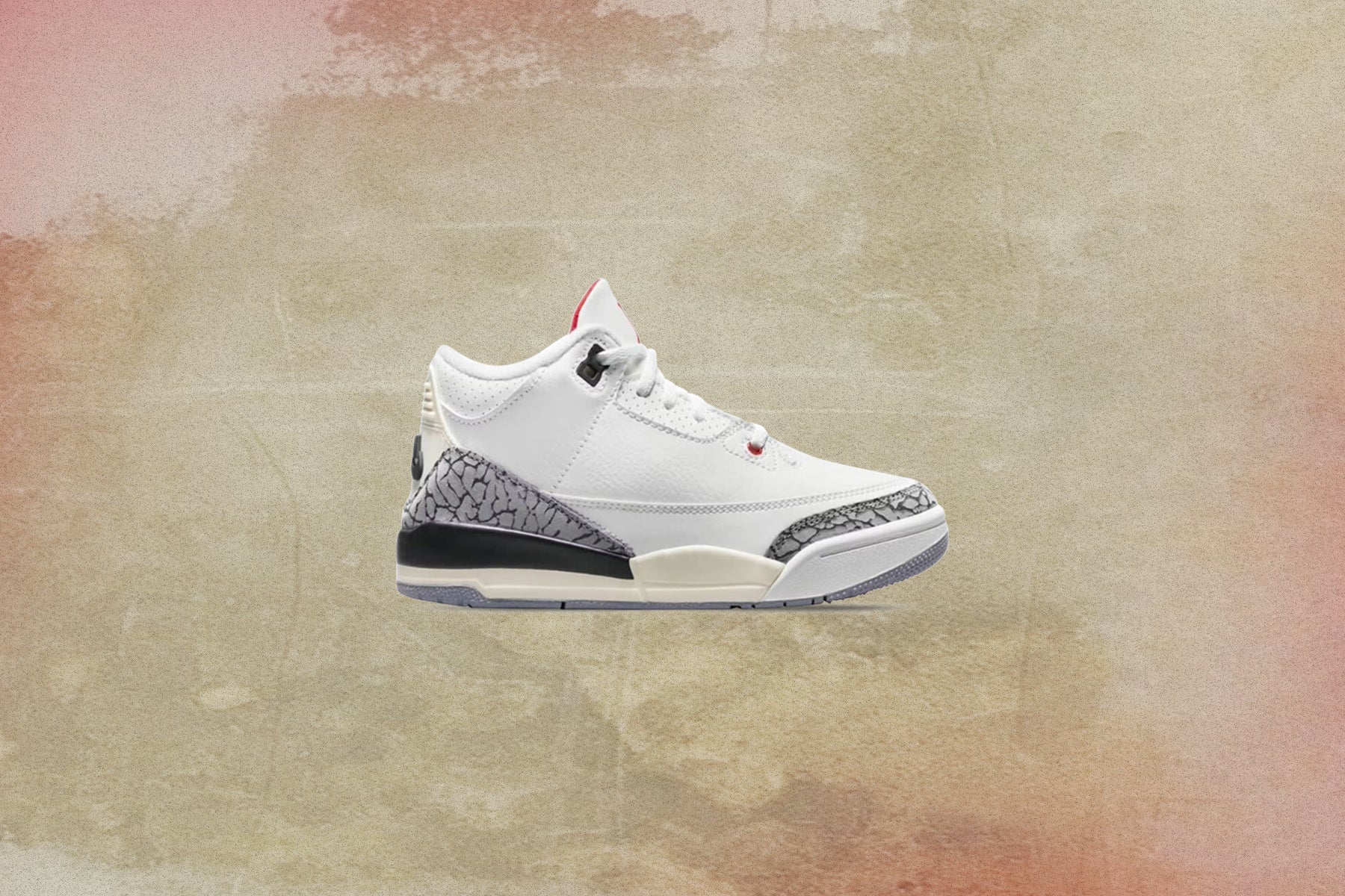 Air Jordan 3 Retro (PS) White Cement Reimagined - Summit White/Fire Red - Image 5