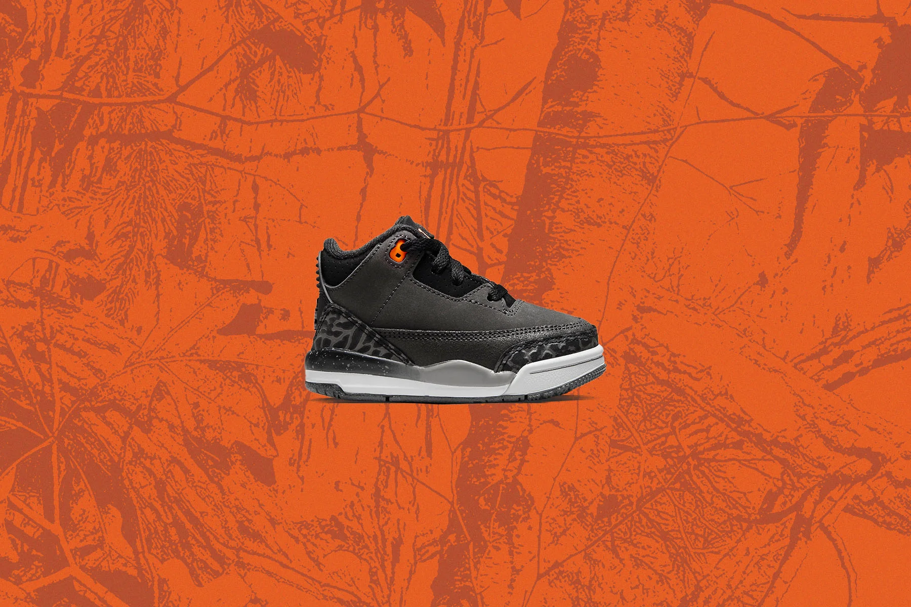Air Jordan 3 Retro (TD) 'Fear' - Night Stadium/Total Orange/Black - Image 5