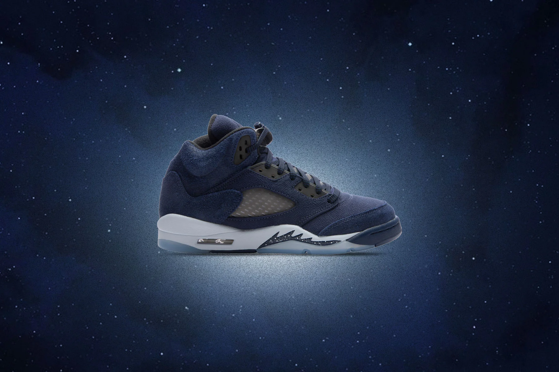 Air Jordan 5 Retro SE (GS) - Midnight Navy/Black/Football Grey - Image 5