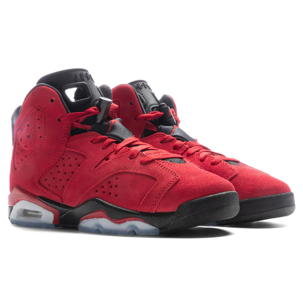 Air Jordan 6 Retro (GS) Toro Bravo - Varsity Red/Black - Image 2