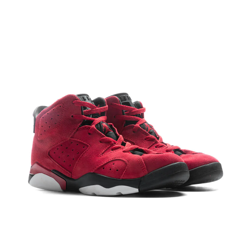Air Jordan 6 Retro (PS) Toro Bravo - Varsity Red/Black - Image 2