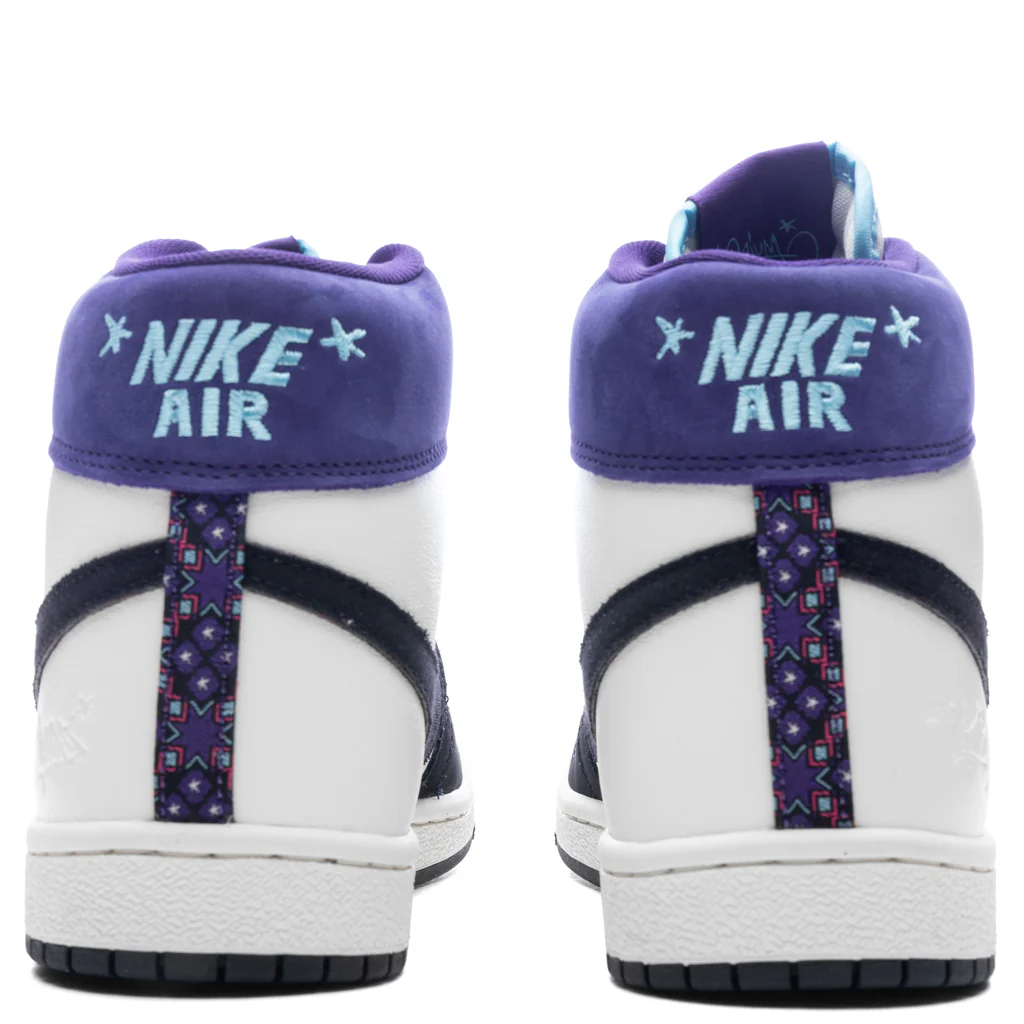 Women's Opium Paris x Jordan Air Ship 'Hornets' - Sail/Blue Chill/Black - Image 4