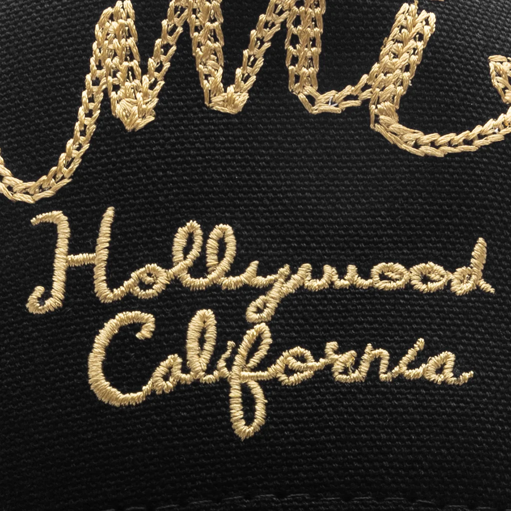 Amiri Hollywood Canvas Hat - Black - Image 2
