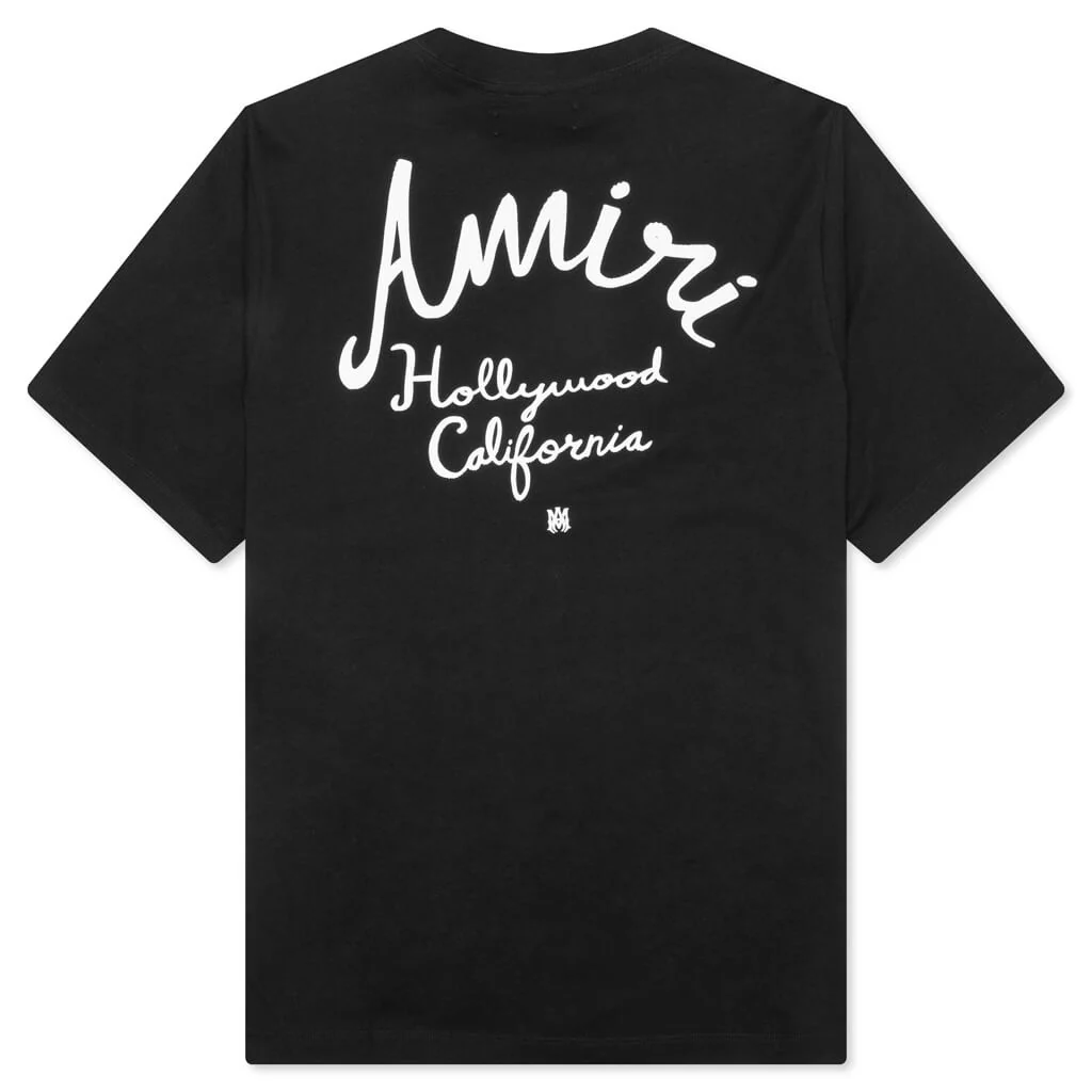 Amiri Hollywood Tee - Black - Image 2