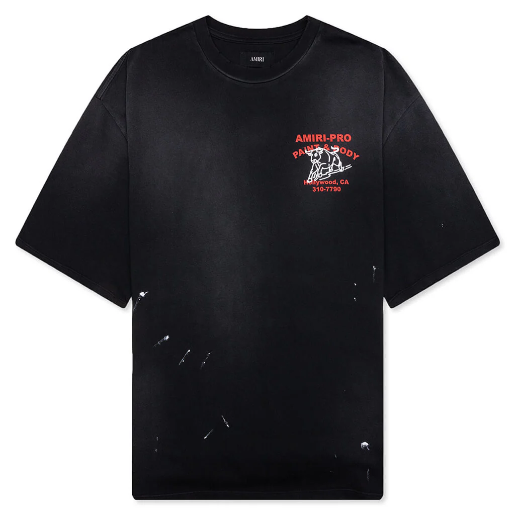 Amiri Bull Oversized Tee - Black