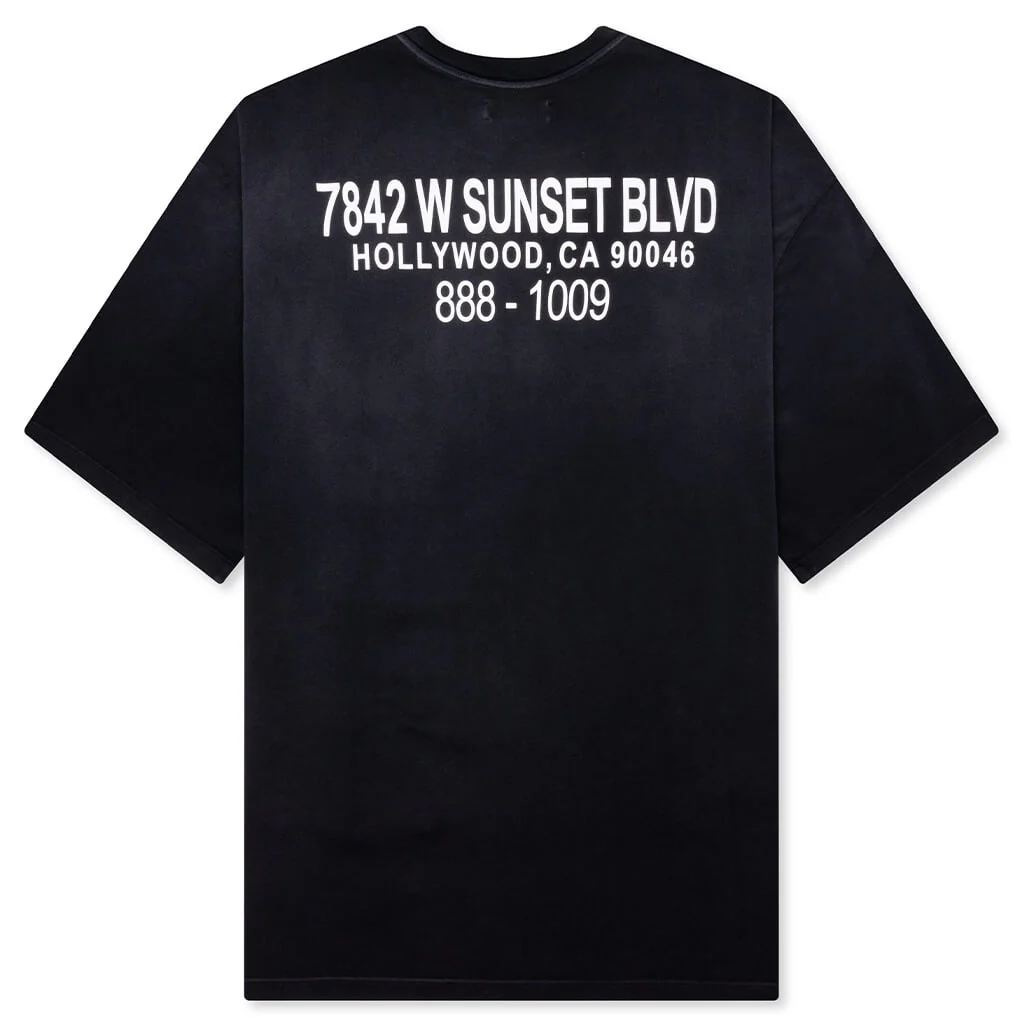 Club Amiri Wolf Oversized Tee - Black - Image 2