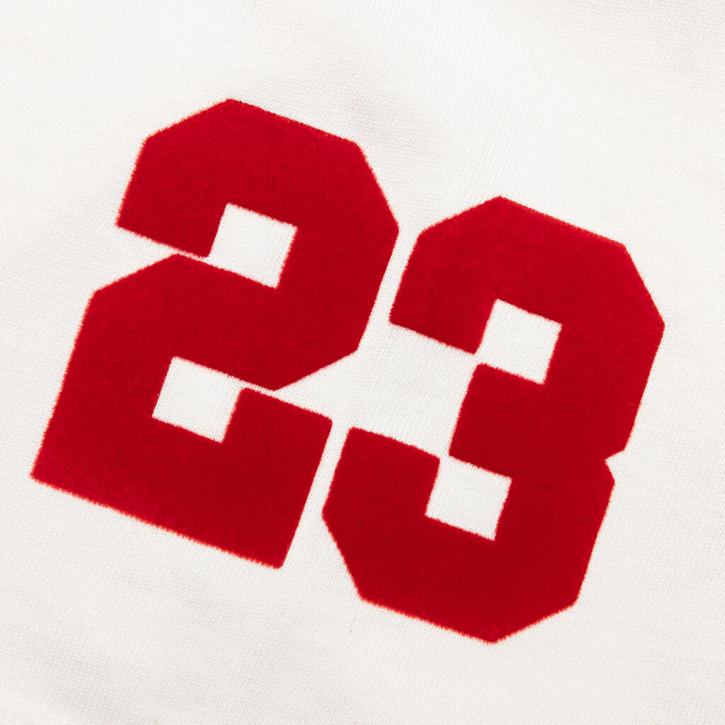 Flocked Hockey Skater Tee - Vanilla Ice - Image 4