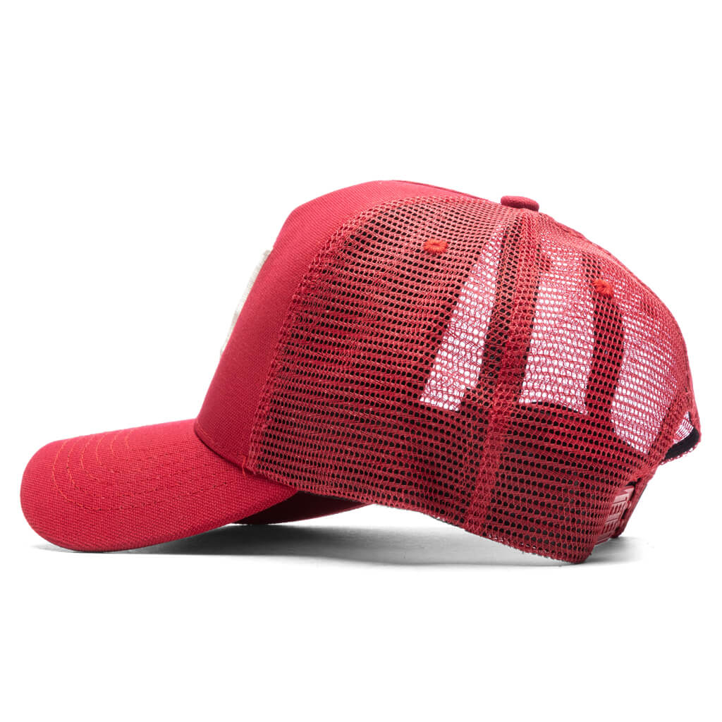 MA Logo Trucker Hat - Red - Image 4