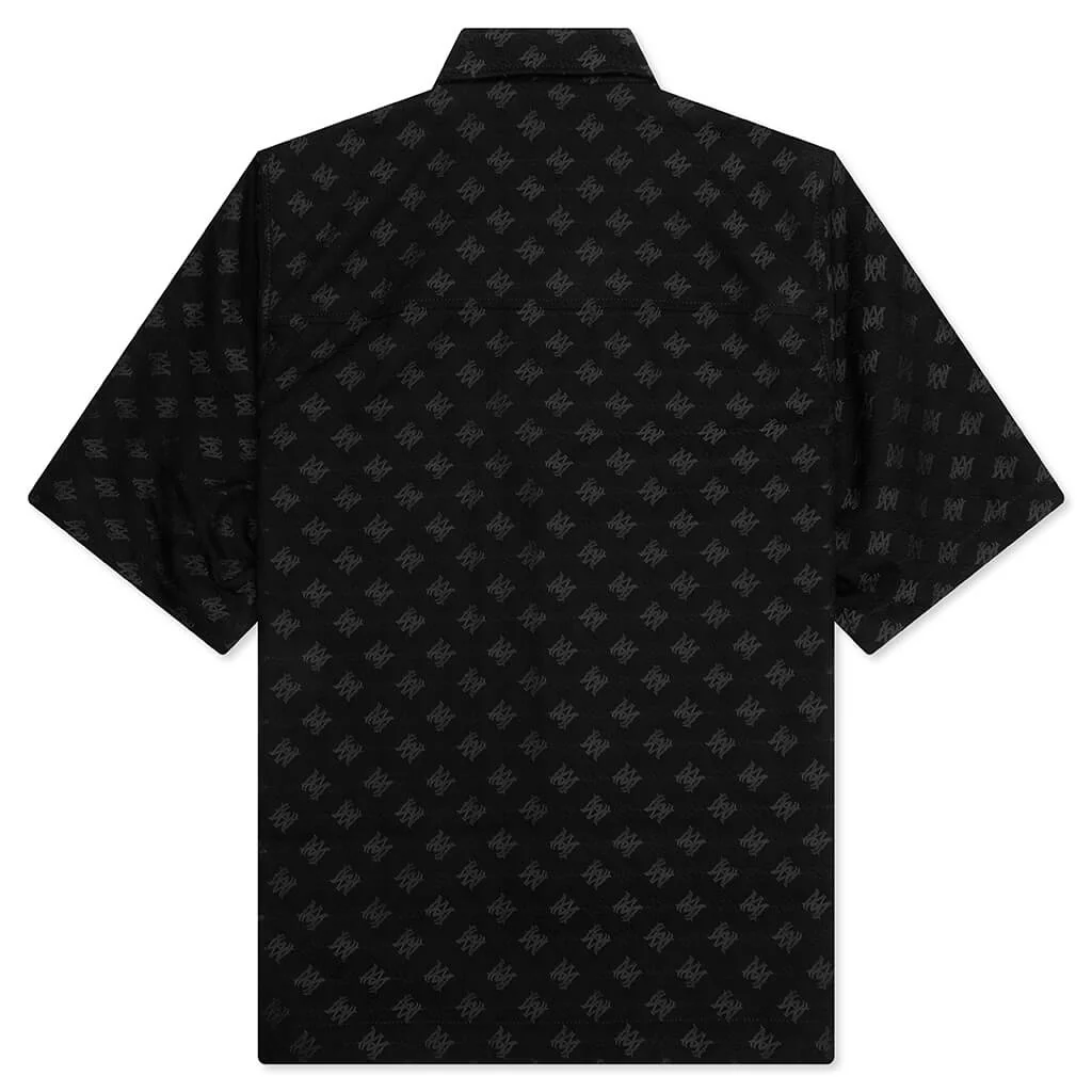 MA Quad Jacquard Shirt - Black - Image 2