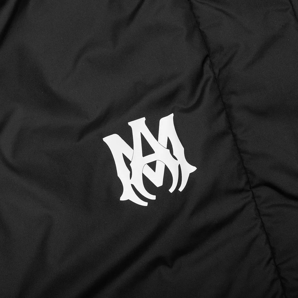 Nylon Padded Ski Pant - Black - Image 5