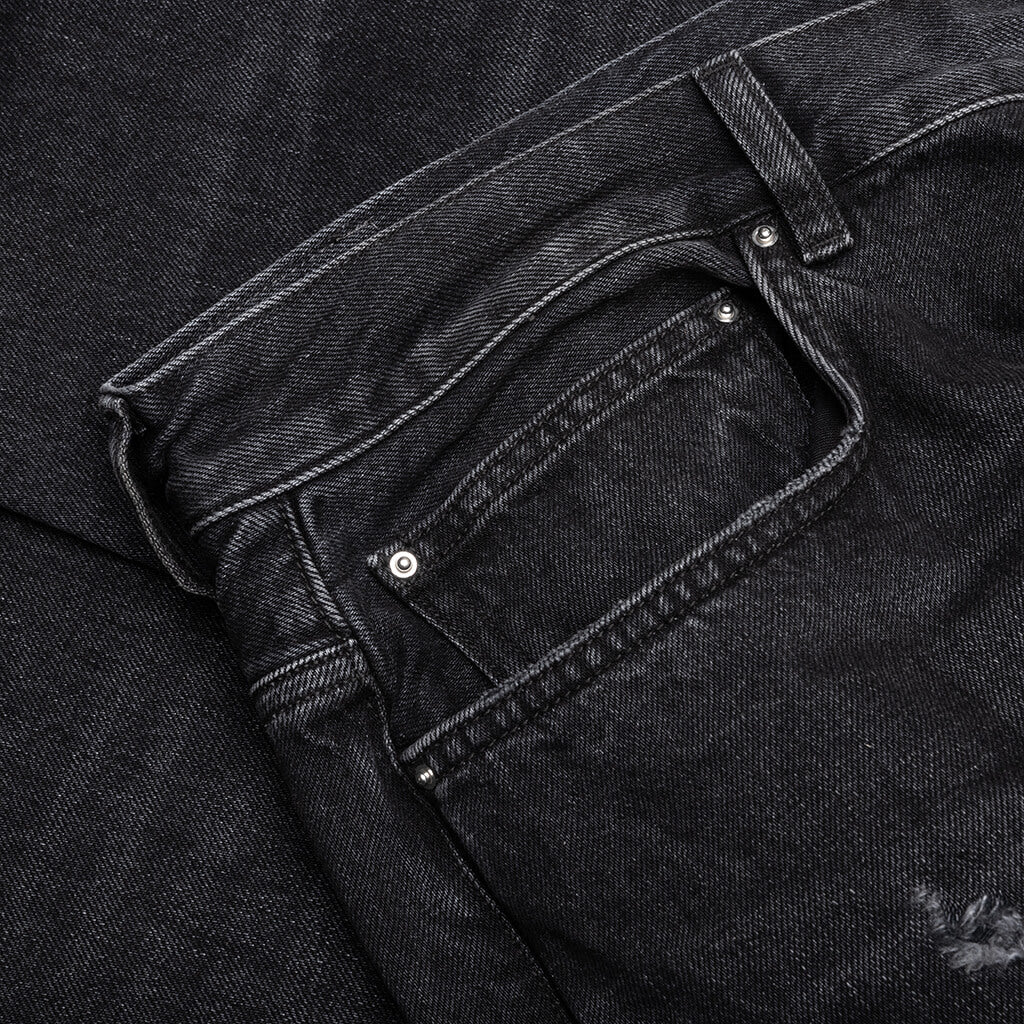 Released Hem Straight Jean - Vintage Black - Image 3