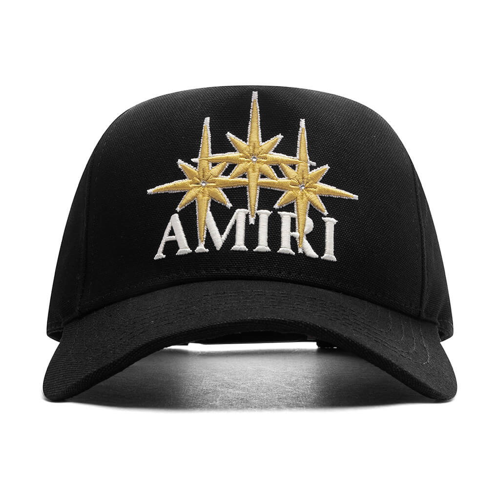 Amiri Starburst Canvas Hat - Black