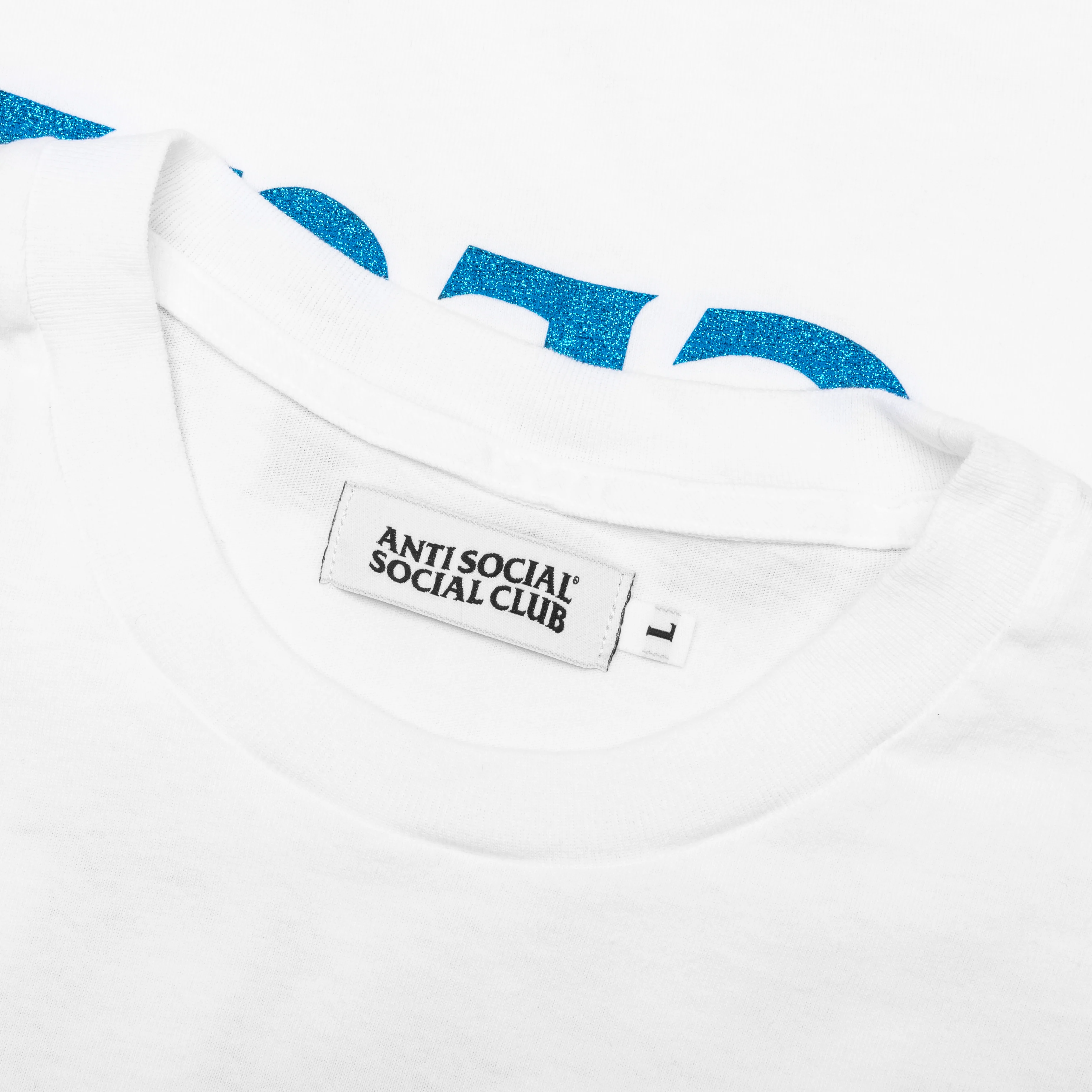 Mind Games Glitter Tee - White - Image 3