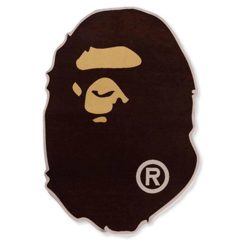 Ape Head Rug S - Brown