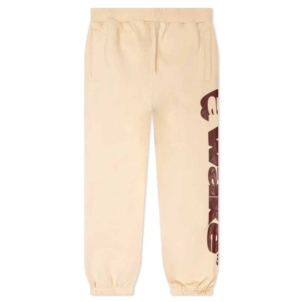 Apple Logo Sweatpant - Beige