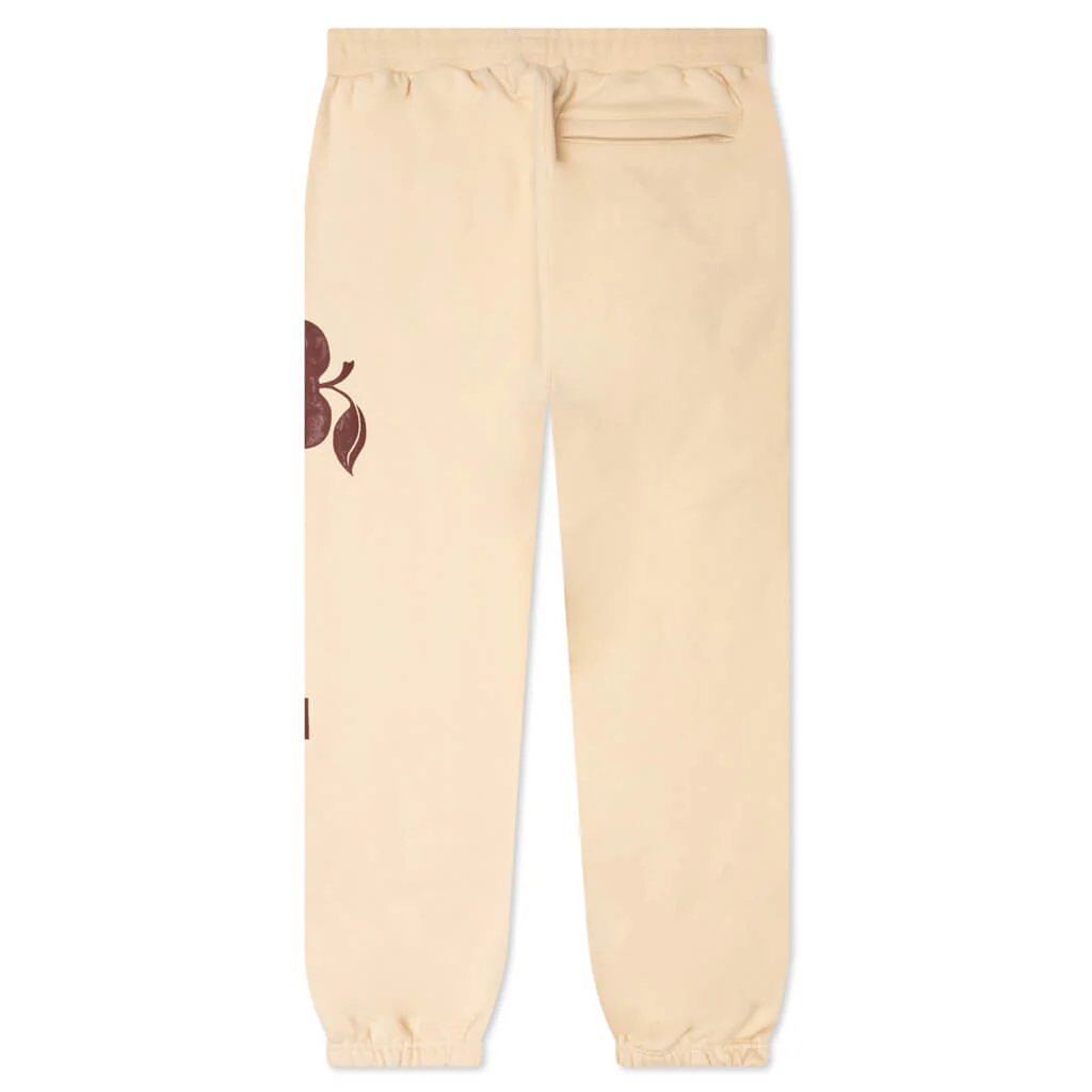 Apple Logo Sweatpant - Beige - Image 2