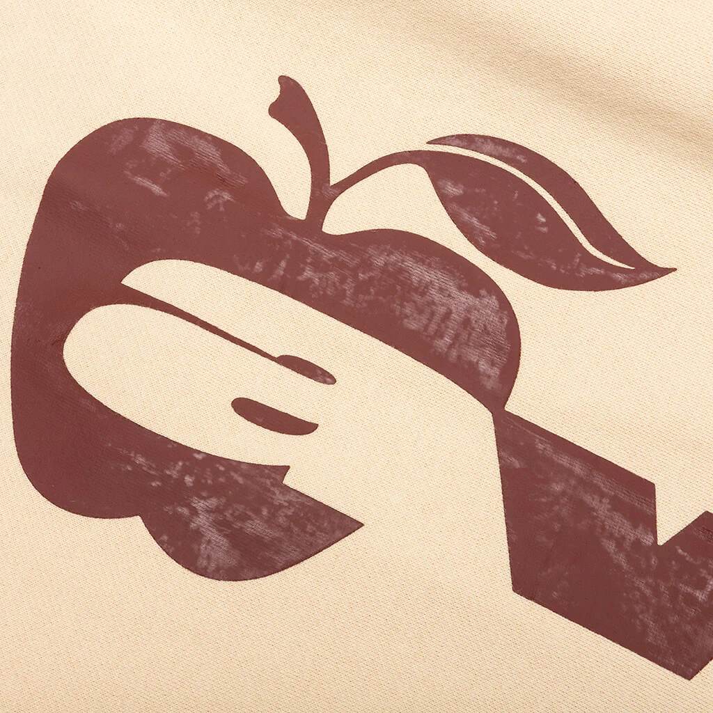 Apple Logo Sweatpant - Beige - Image 3