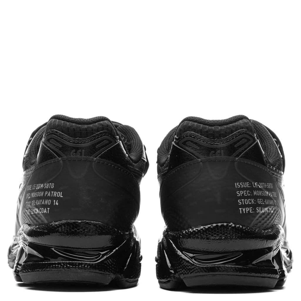 Asics x SBTG x Limited Edt Gel-Kayano 14 - Black/Black - Image 4