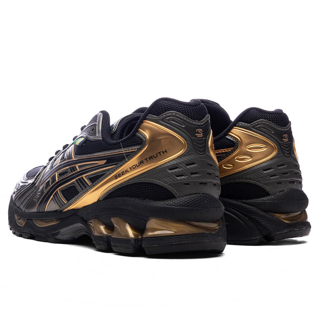 Asics x Ayrton Senna Gel-Kayano 14 - Black/Pure Gold - Image 3
