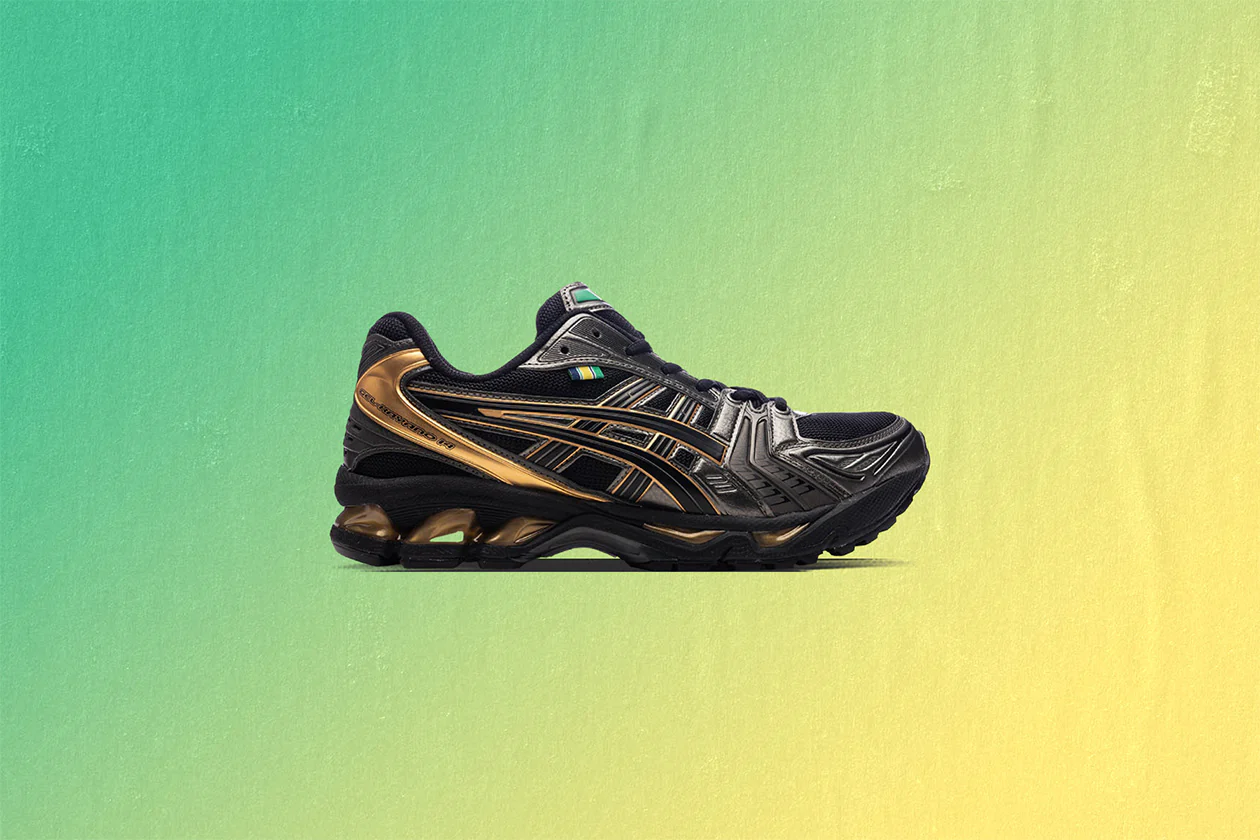 Asics x Ayrton Senna Gel-Kayano 14 - Black/Pure Gold - Image 5