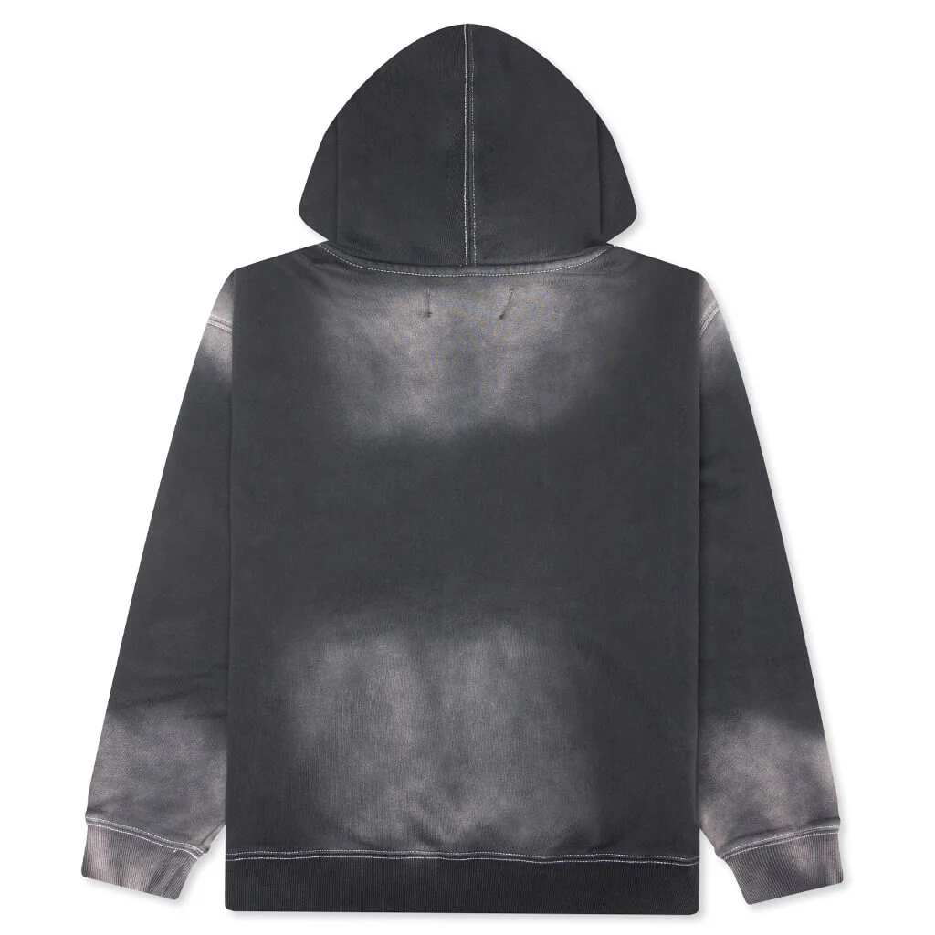 Collegiate Arch Zip Hoodie - Black - Image 2