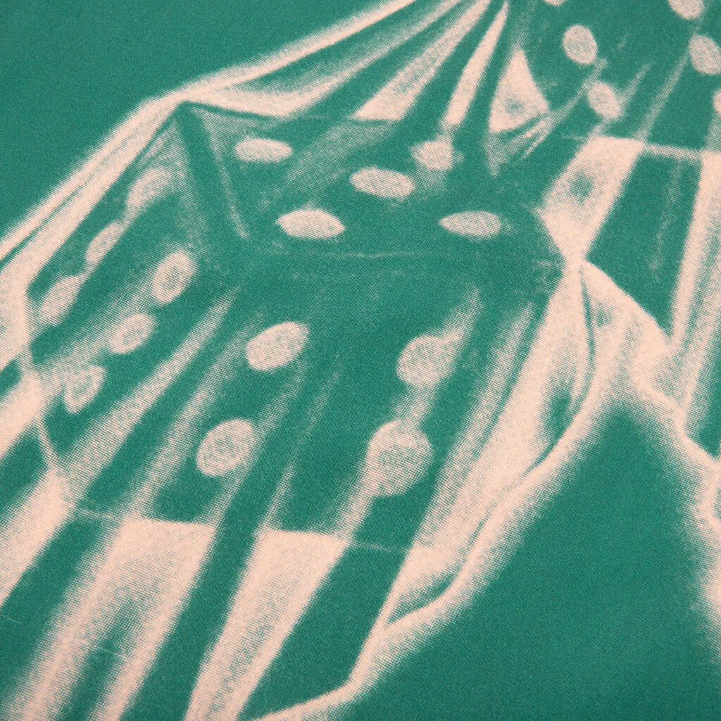 Dice Printed Rayon Camp Shirt - Jade - Image 5