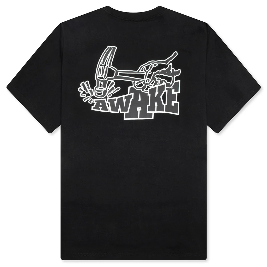 Hammer S/S Tee - Black - Image 2