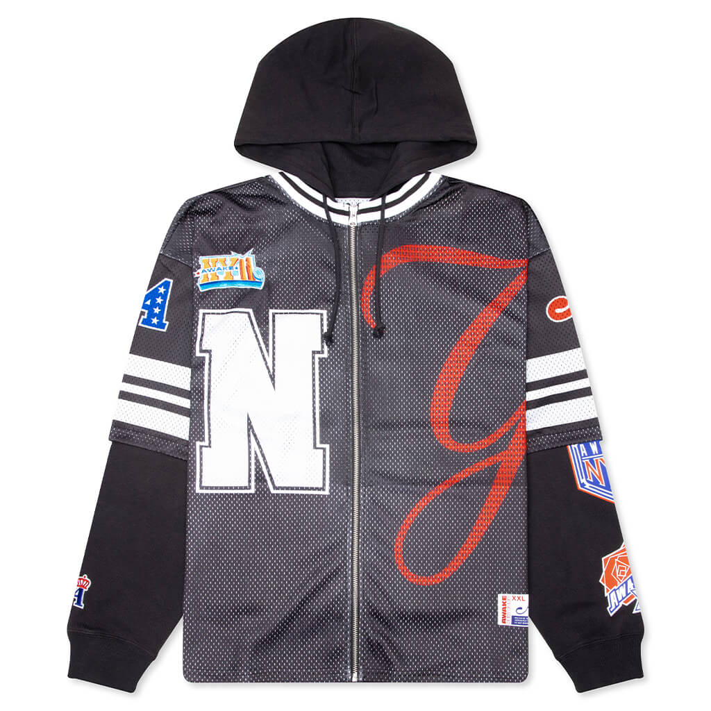 Headcrack Champs Jersey Zip Hoodie - Black