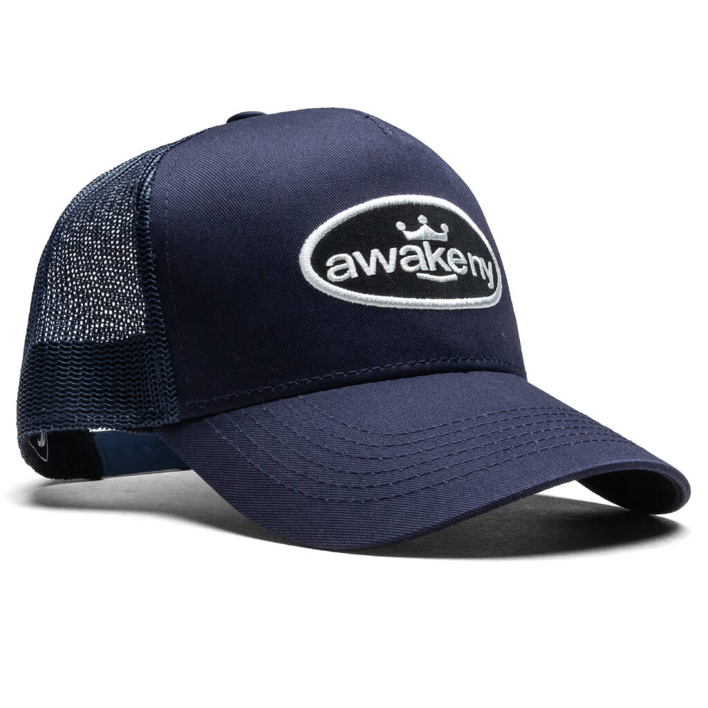 King Logo Trucker Hat - Navy - Image 3