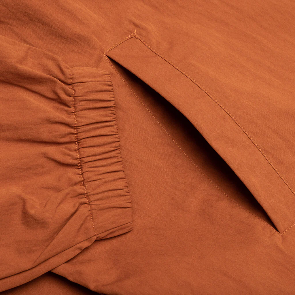 King Logo Twill Coaches Jacket - Rust - Image 5