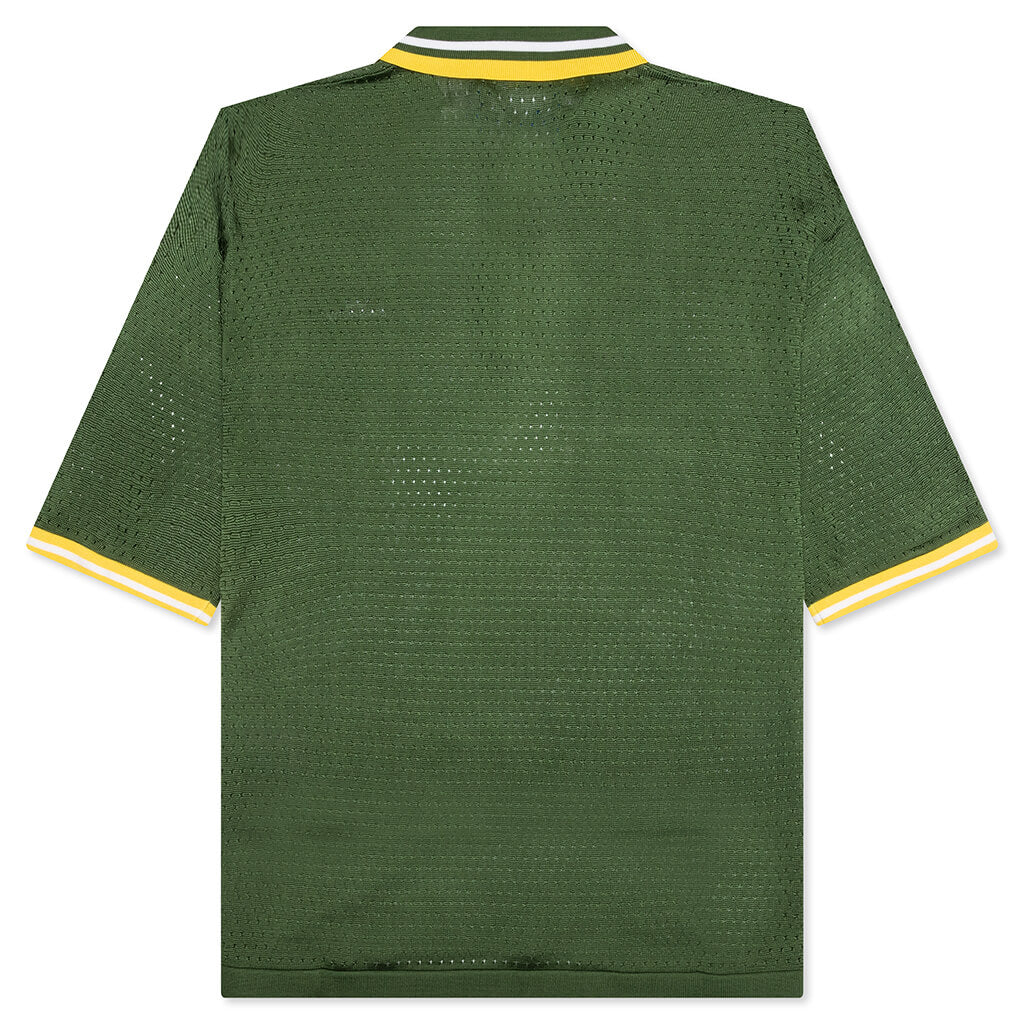 Mesh Polo - Green - Image 2