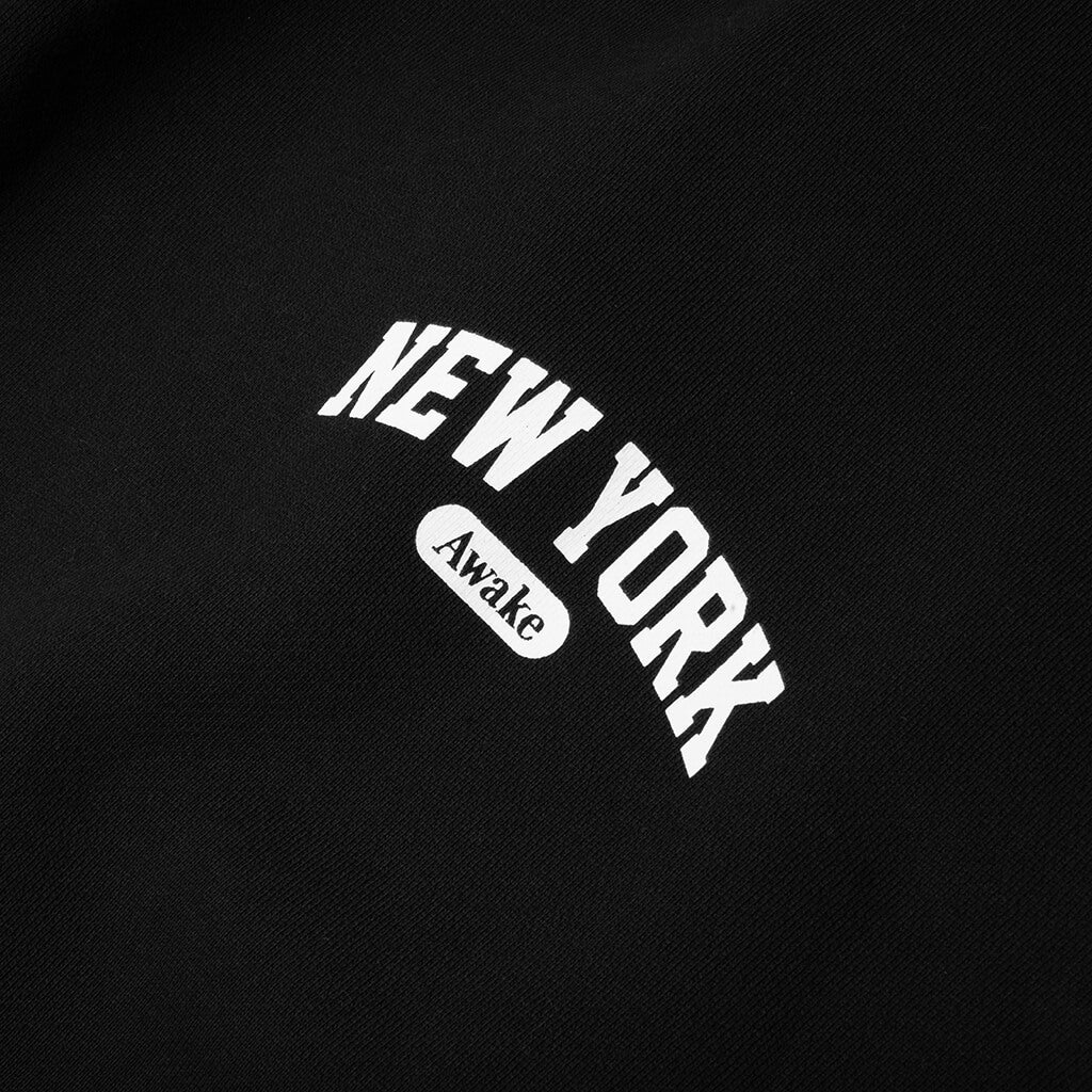 New York Arch Open Hem Sweatpants - Black - Image 3