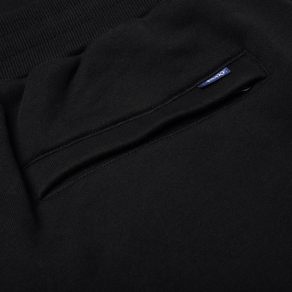 New York Arch Open Hem Sweatpants - Black - Image 5