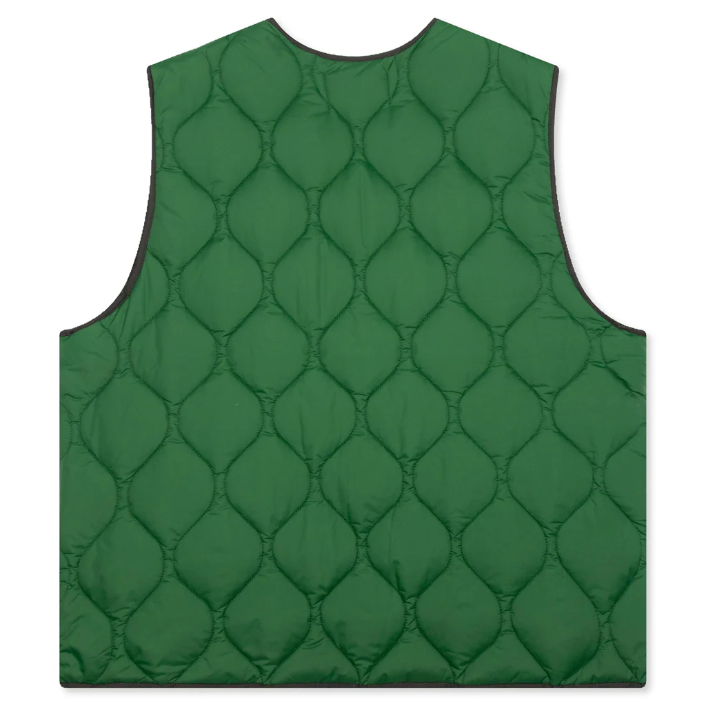 Quilted Vest - Green - Image 2