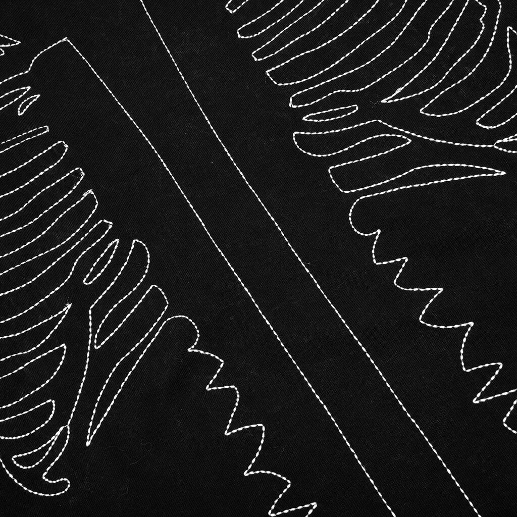 Vanson Bones Waffle T-Shirt - Black - Image 3