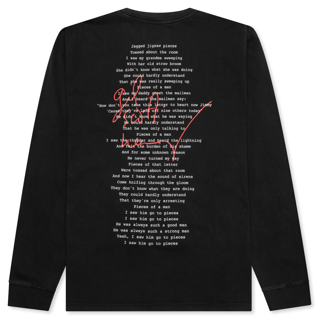 Awake NY x Gil Scott Heron L/S Tee - Charcoal - Image 2