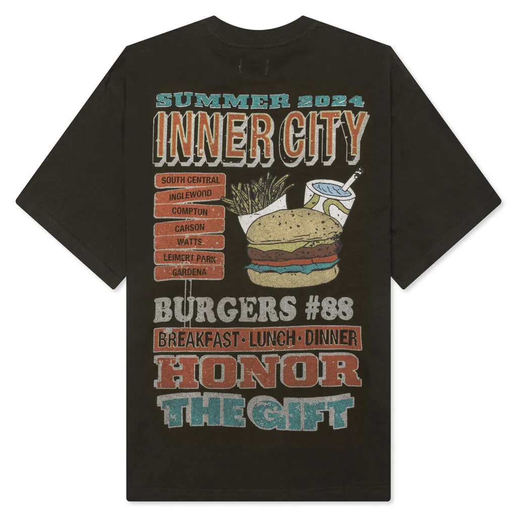 B-Summer HTG Burger S/S Tee - Black - Image 2